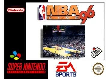 NBA Live 96 (Europe) box cover front